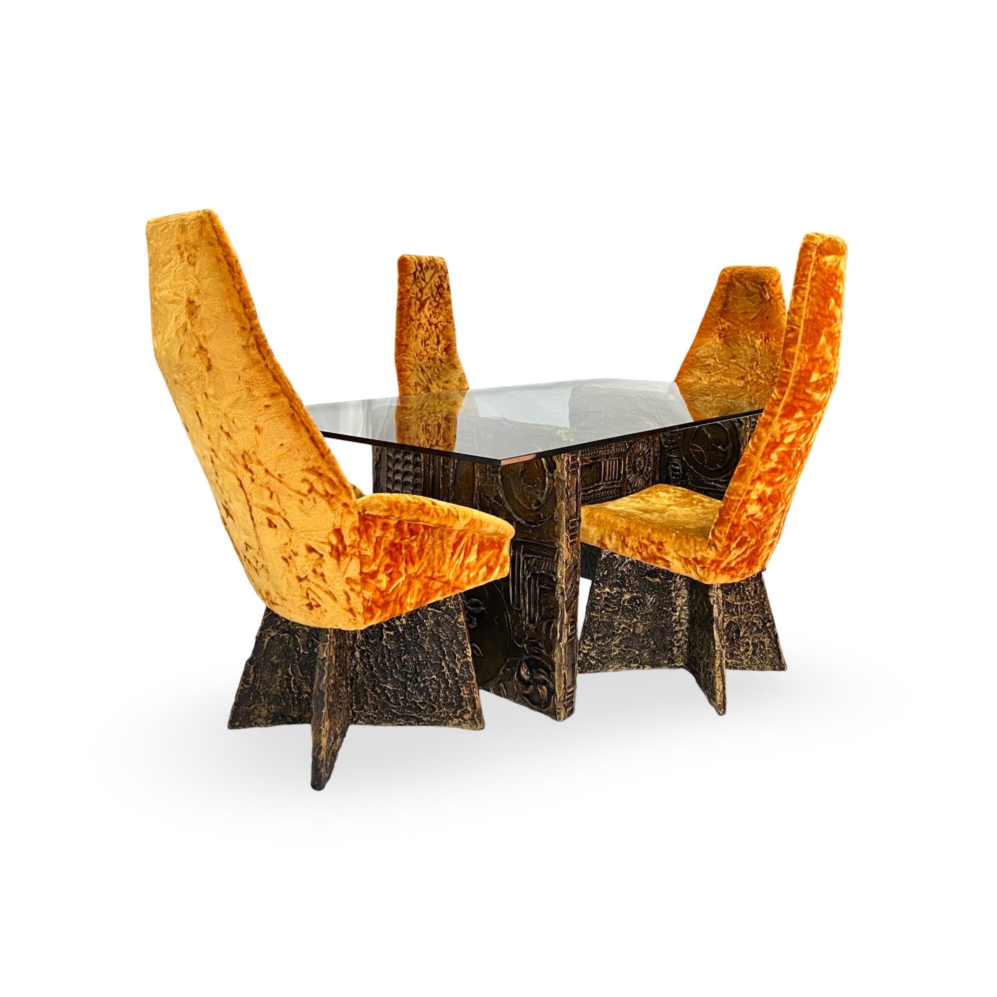 Adrian Pearsall für Craft Associates Goop Brutalistischer Esstisch ca. 1970er Jahre im Zustand „Gut“ im Angebot in Denville, NJ