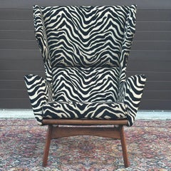 Adrian Pearsall for Craft Associates Inc. Model 2206 Sculptural Wing Chair