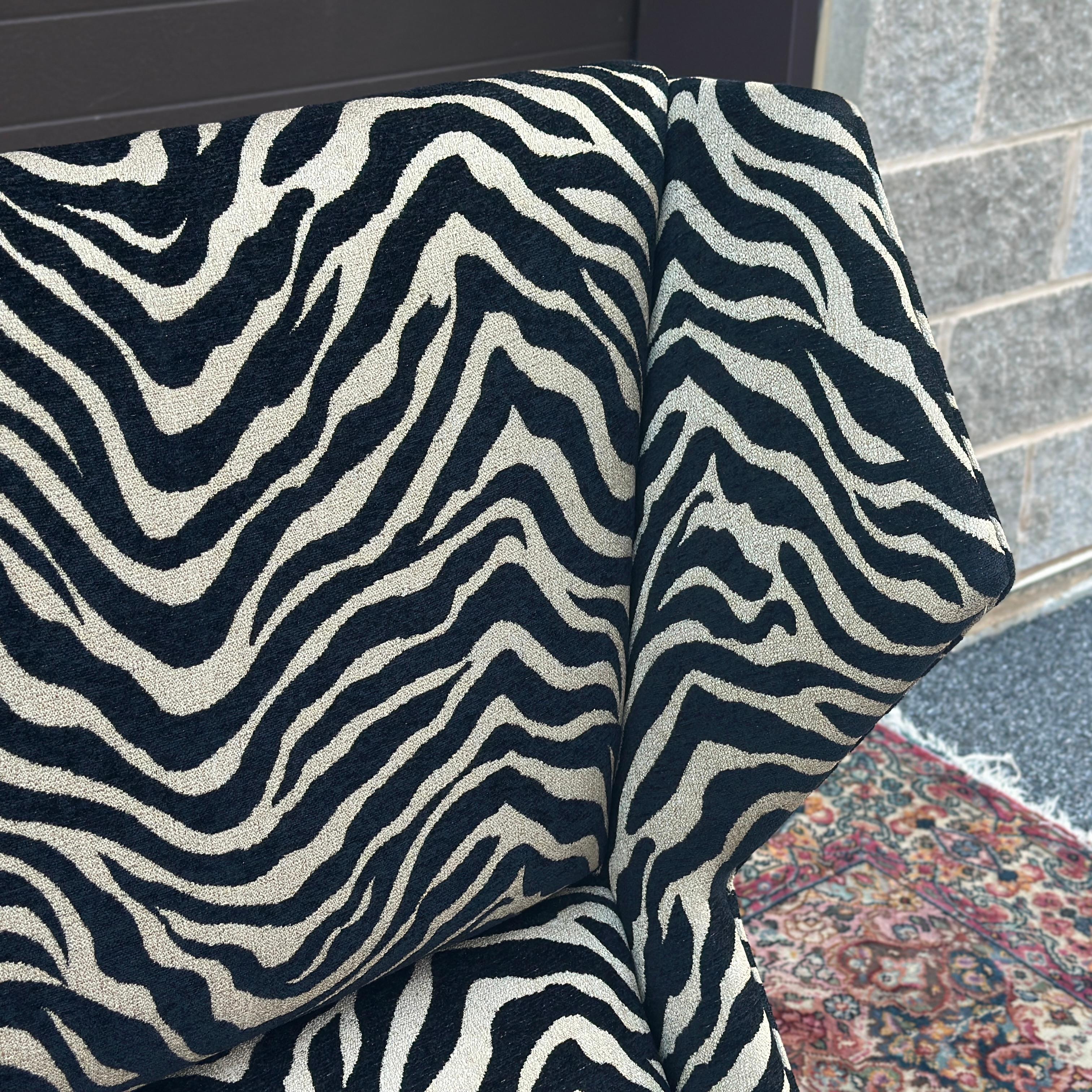 Hand-Crafted Adrian Pearsall for Craft Associates Inc. Model 2206 Sculptural Wing Chair For Sale