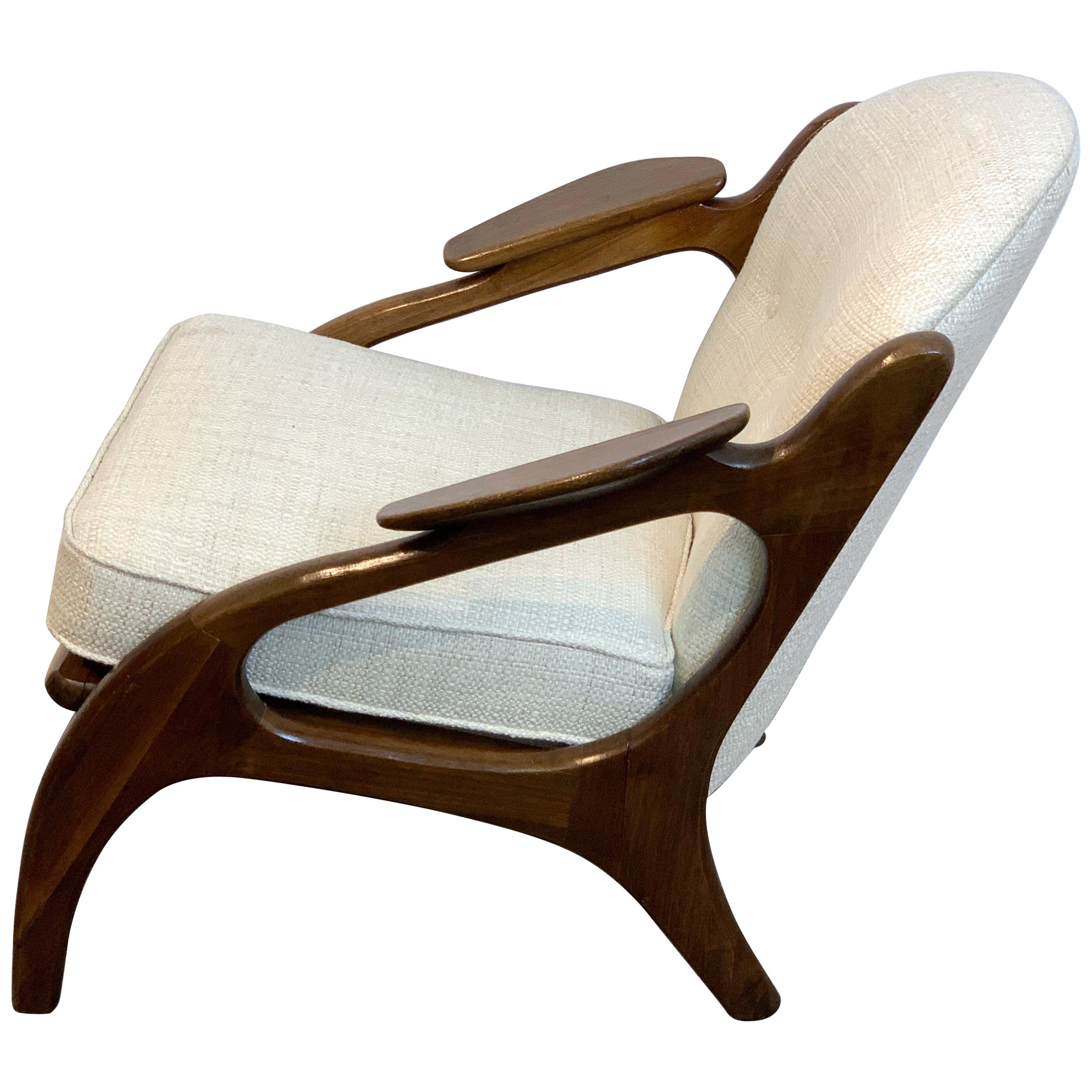 Adrian Pearsall for Craft Associates Lounge Chair #2249-C, Restored
