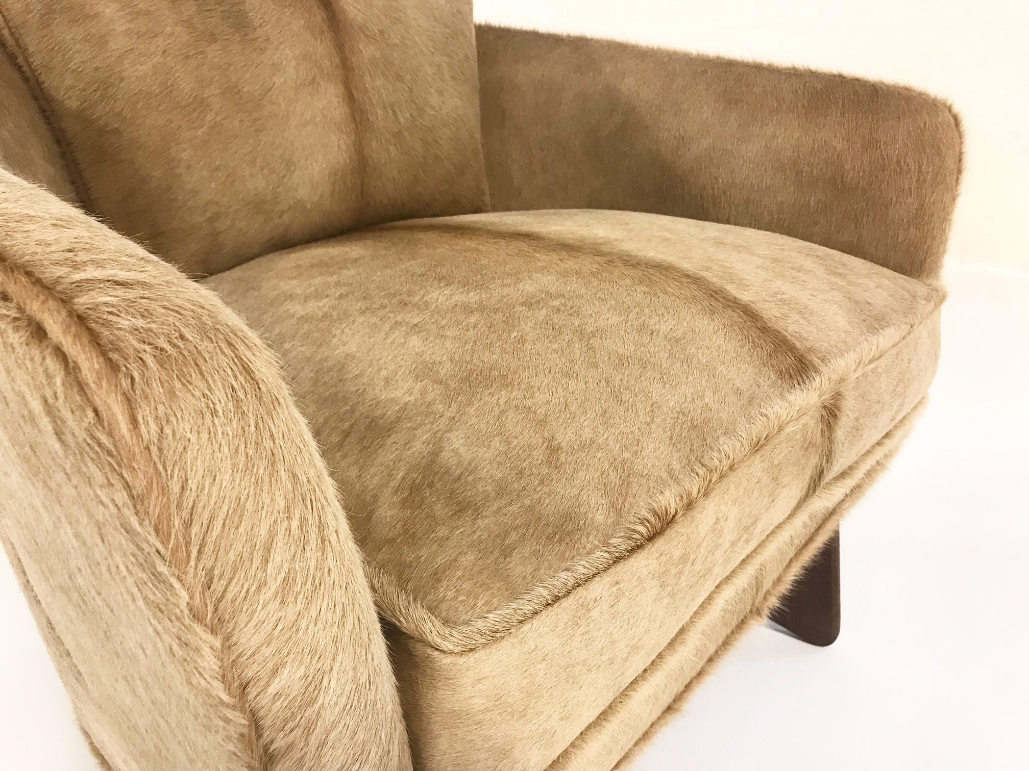20th Century Adrian Pearsall for Craft Associates Lounge Chair in Brazilian Cowhide