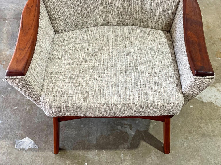 Adrian Pearsall for Craft Associates Lounge Chair + Ottoman, Fully Restored 6