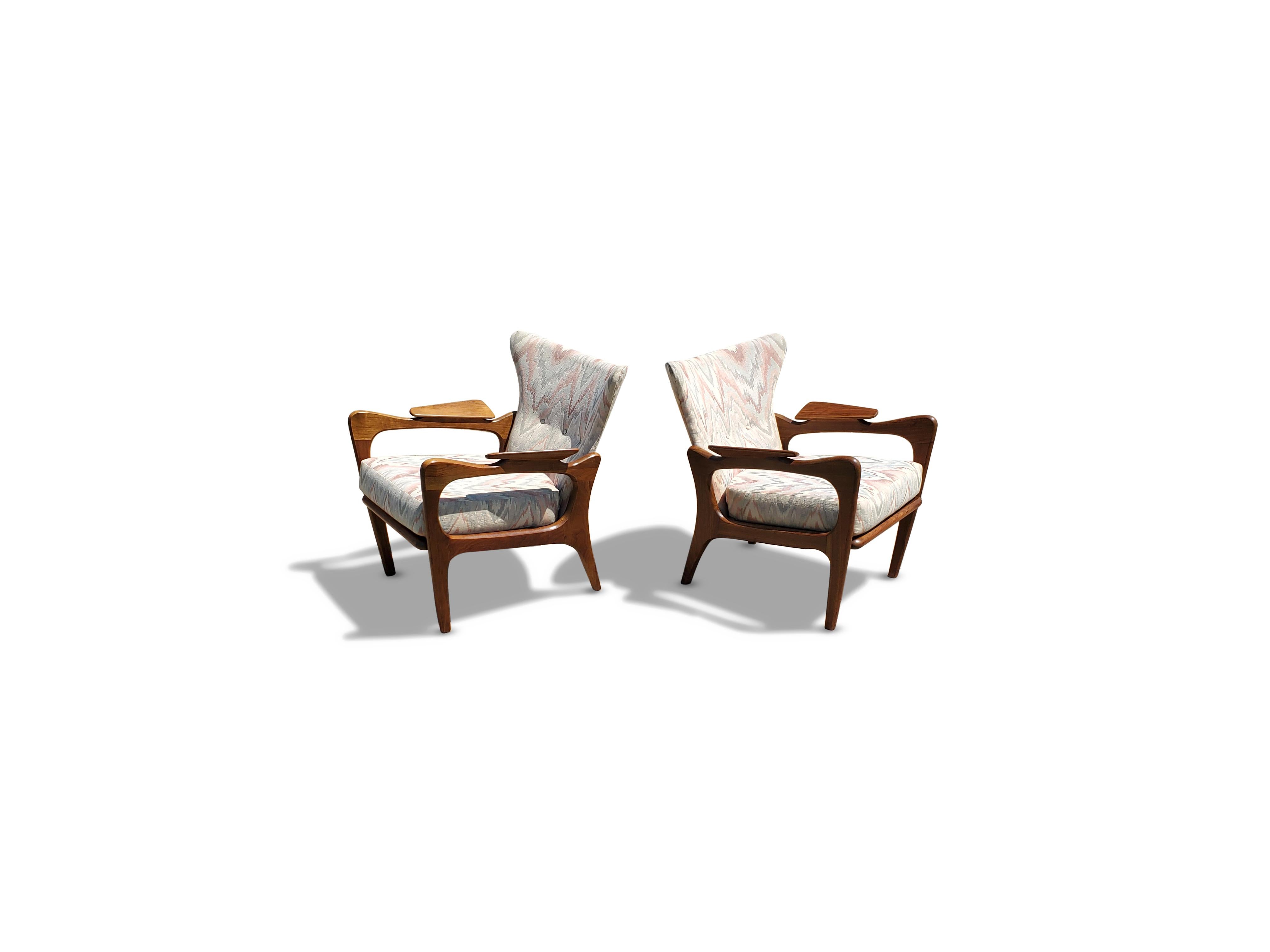 North American Adrian Pearsall for Craft Associates Lounge Chairs For Sale