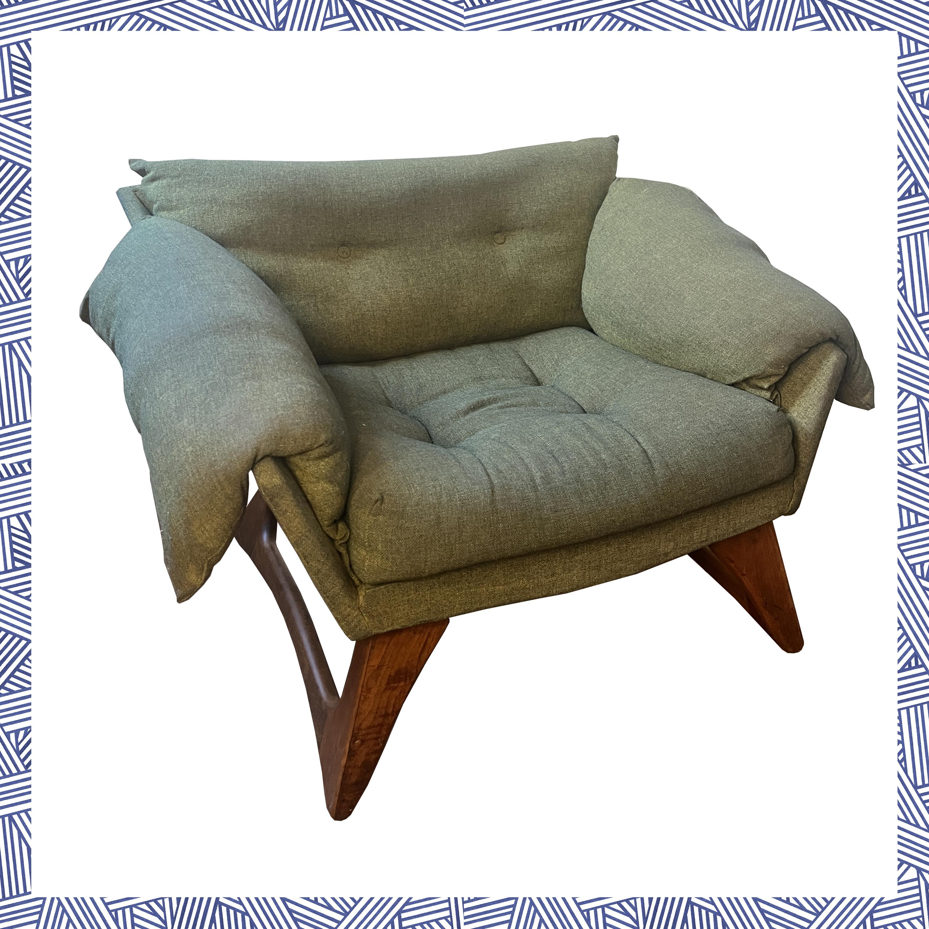 20th Century Adrian Pearsall for Craft Associates Lounge Chairs For Sale