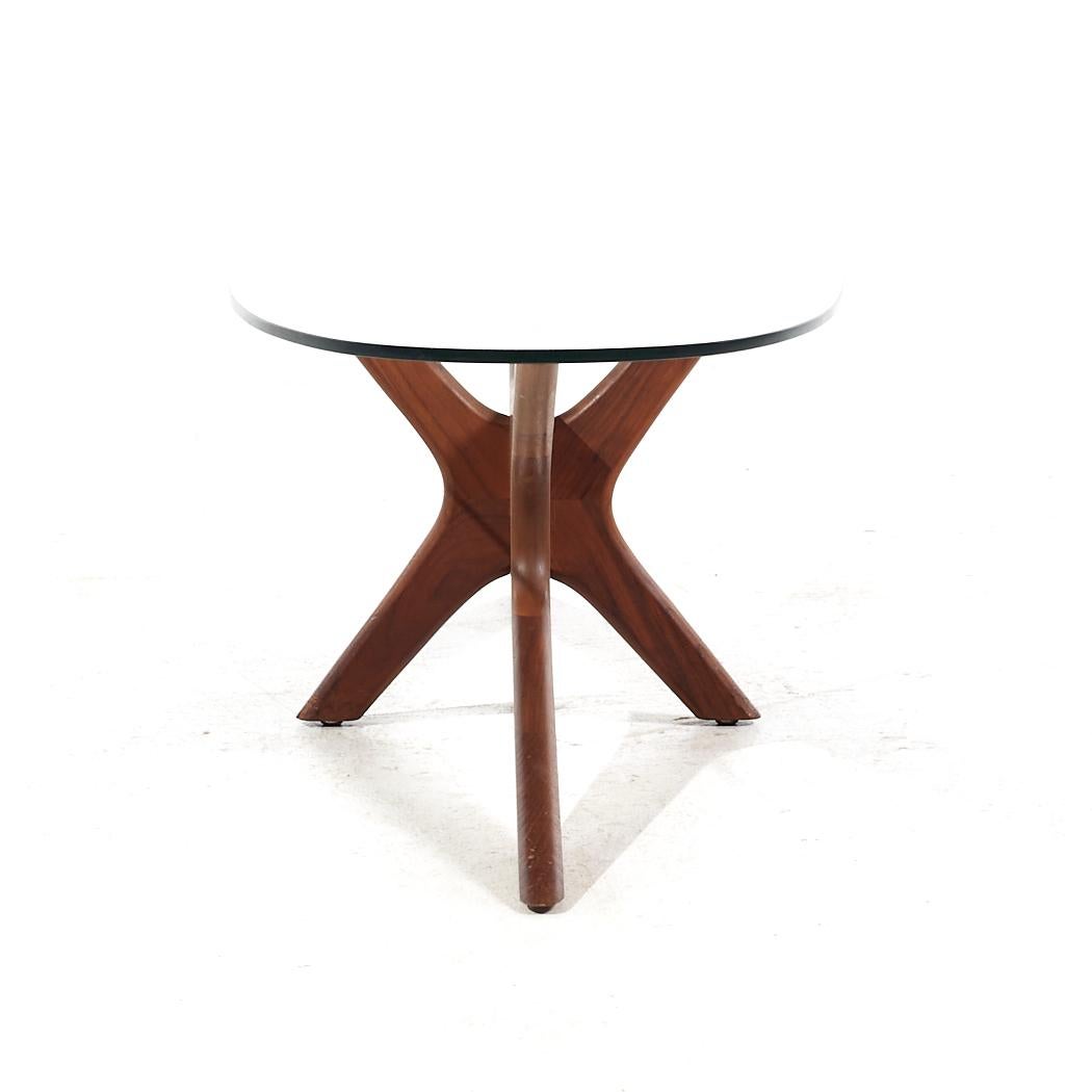 American Adrian Pearsall for Craft Associates MCM Jacks Walnut Surfboard Coffee Table For Sale