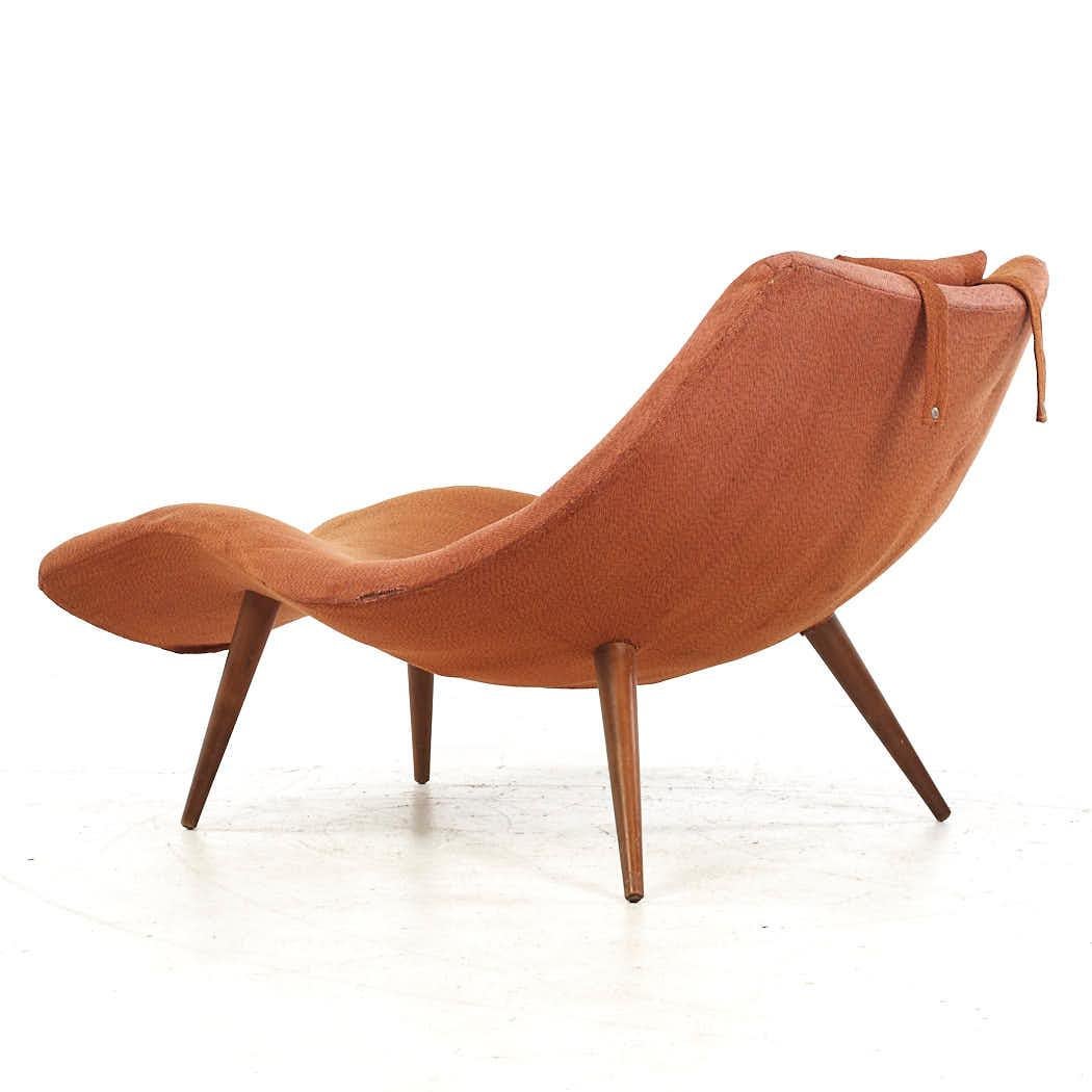 Late 20th Century Adrian Pearsall for Craft Associates Mid Century 1828-C Chaise Lounge For Sale