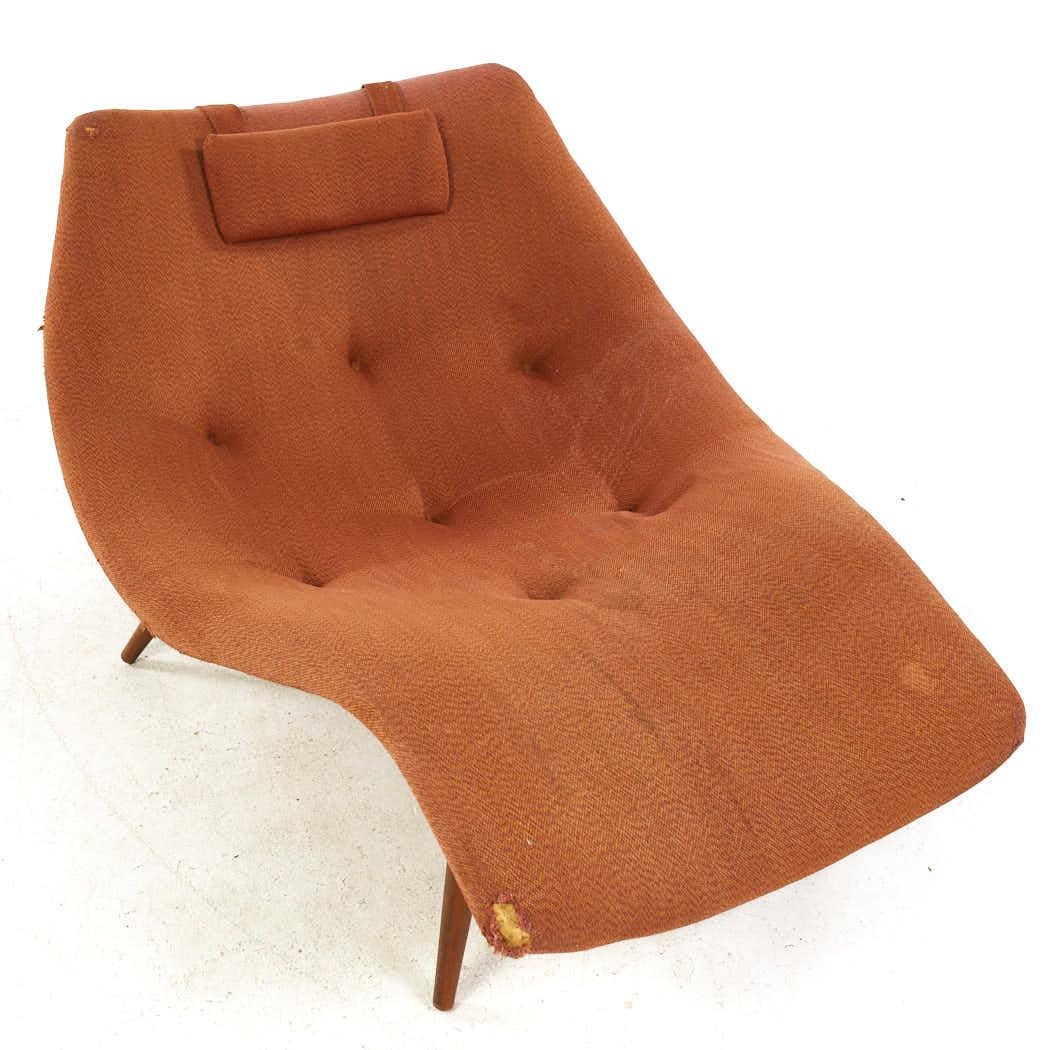 Adrian Pearsall for Craft Associates Mid Century 1828-C Chaise Lounge For Sale 2