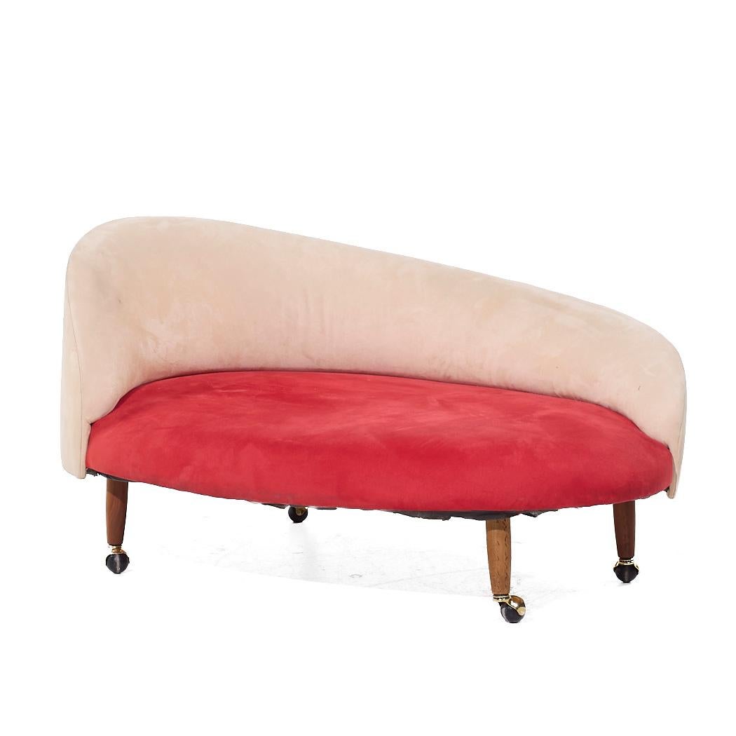 Mid-Century moderno Adrian Pearsall per Craft Associates Chaise di metà secolo in nuvola in vendita