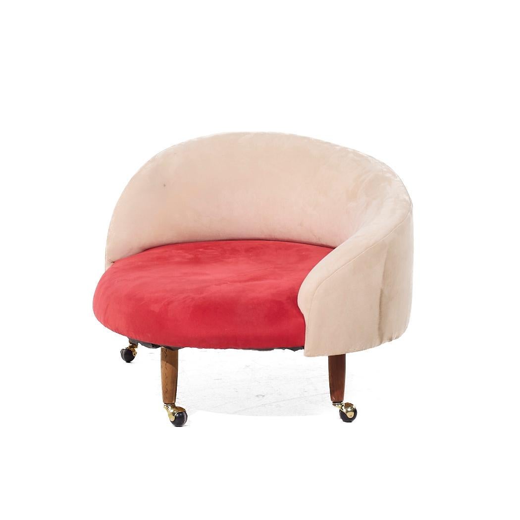 Americano Adrian Pearsall per Craft Associates Chaise di metà secolo in nuvola in vendita