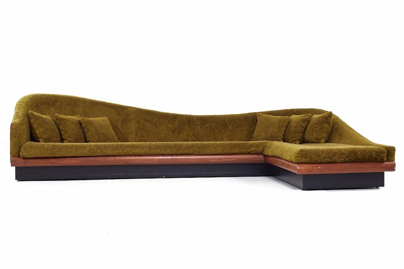 Mid-Century Modern Adrian Pearsall for Craft Associates Mid Century Cloud Sofa For Sale