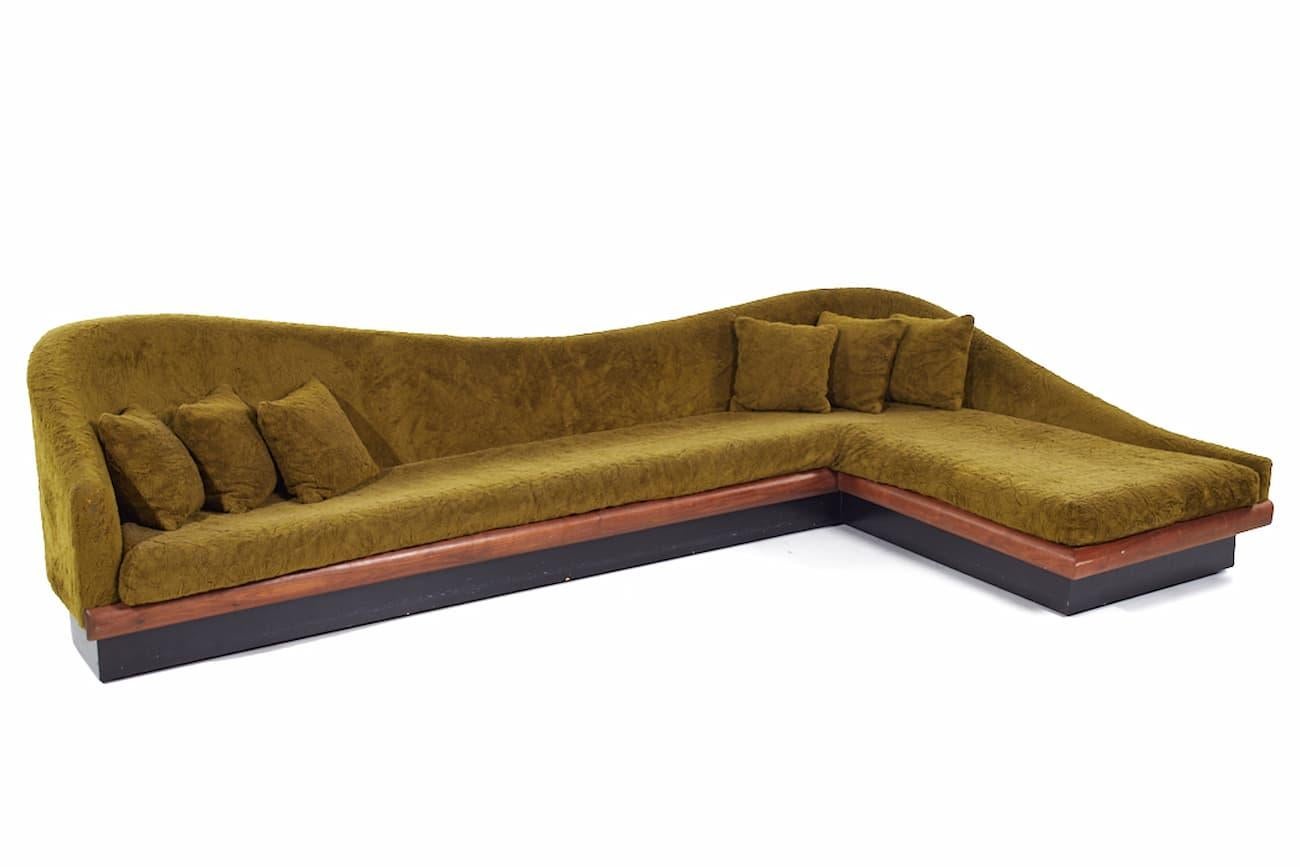 American Adrian Pearsall for Craft Associates Mid Century Cloud Sofa For Sale