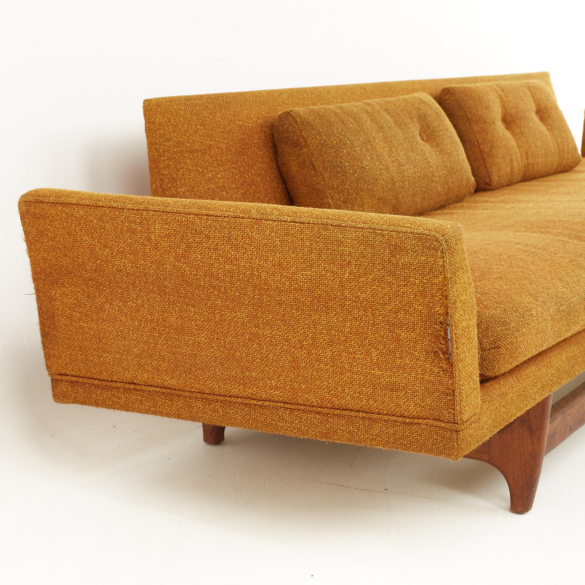 Upholstery Adrian Pearsall for Craft Associates Style MC Gondola Sofa
