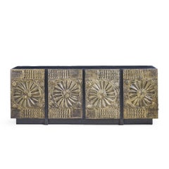 Adrian Pearsall für Craft Associates Mid Century Goop Brutalist Credenza