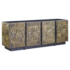 Adrian Pearsall für Craft Associates Mid Century Goop Brutalist Credenza