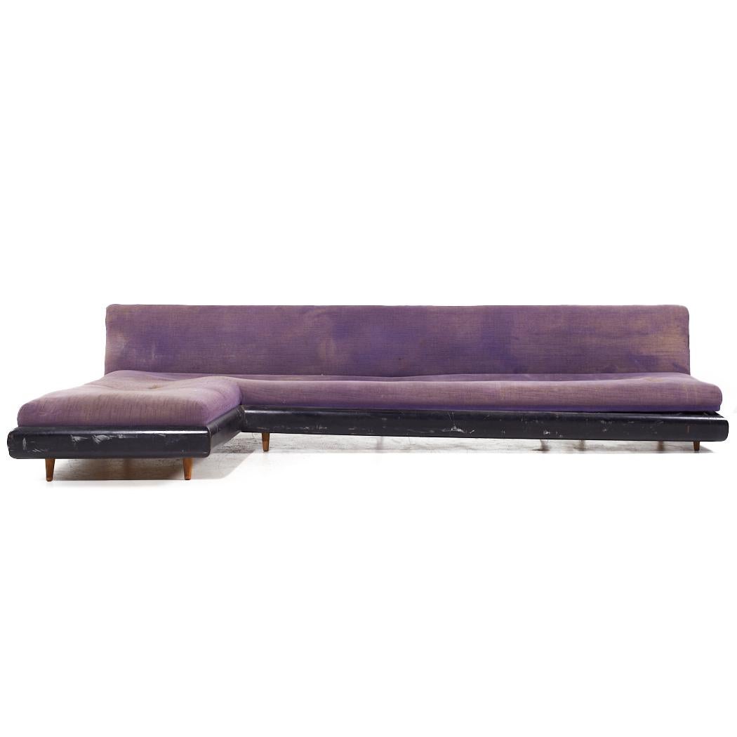 Adrian Pearsall for Craft Associates Mid Century Grand Boomerang Sofa

This sofa measures: 122 wide x 71 deep x 27.5 inches high, with a seat height of 13 inches

All pieces of furniture can be had in what we call restored vintage condition. That