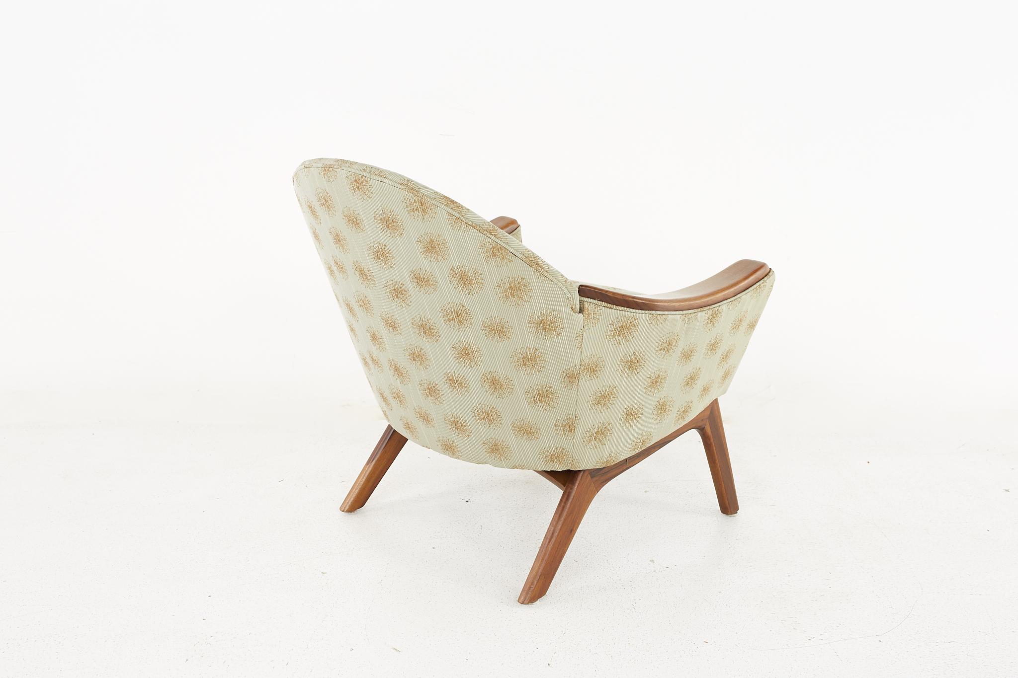 Mid-Century Modern Adrian Pearsall for Craft Associates Mid Century Highback Lounge Chair For Sale