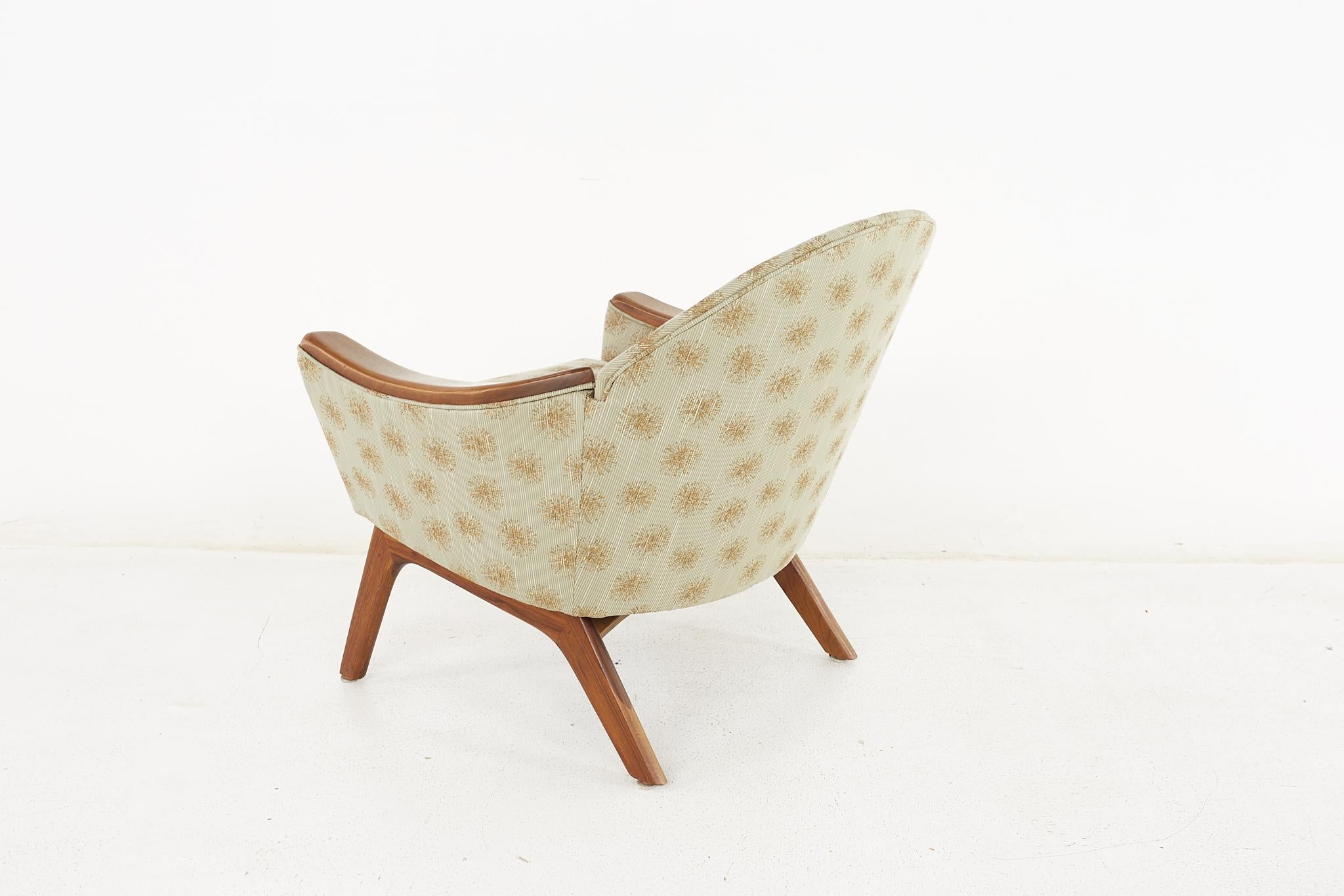 Adrian Pearsall for Craft Associates Mid Century Highback Lounge Chair In Good Condition For Sale In Countryside, IL