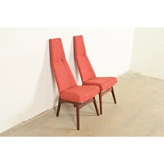 Adrian Pearsall for Craft Associates Mid-Century Modern High Back Side Chairs