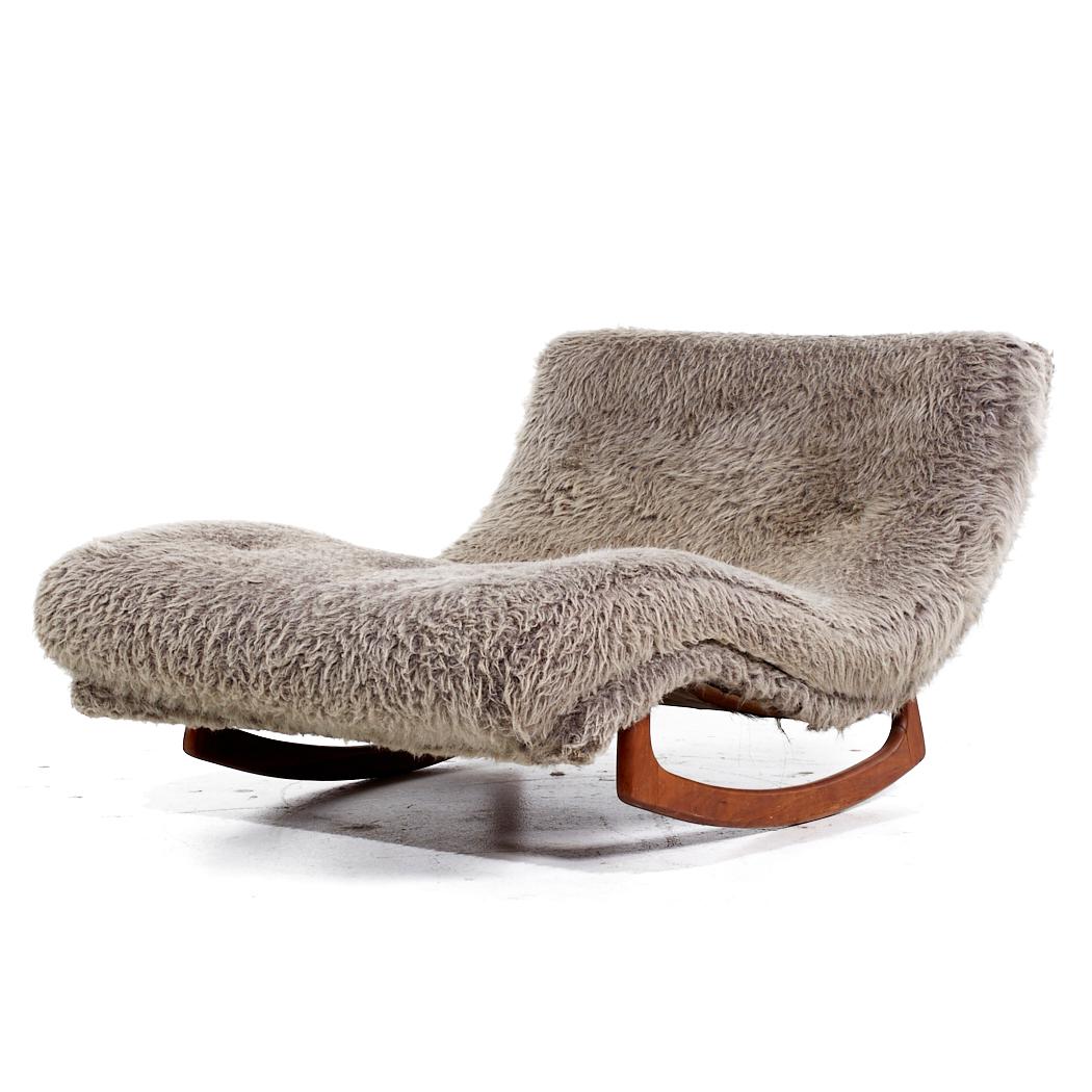 Mid-Century Modern Adrian Pearsall for Craft Associates Mid Century Rocking Wave Chaise