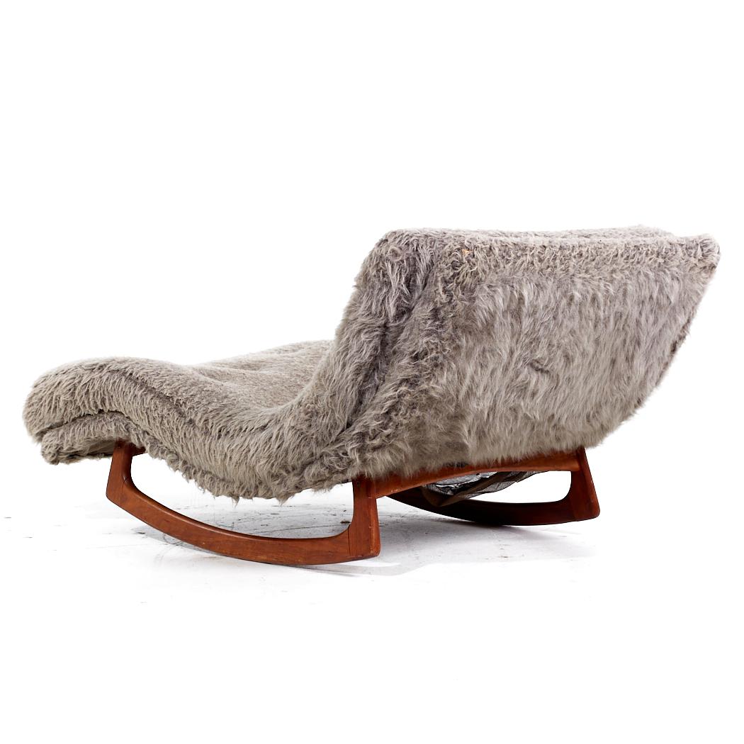 Late 20th Century Adrian Pearsall for Craft Associates Mid Century Rocking Wave Chaise