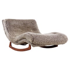 Adrian Pearsall for Craft Associates Mid Century Rocking Wave Chaise
