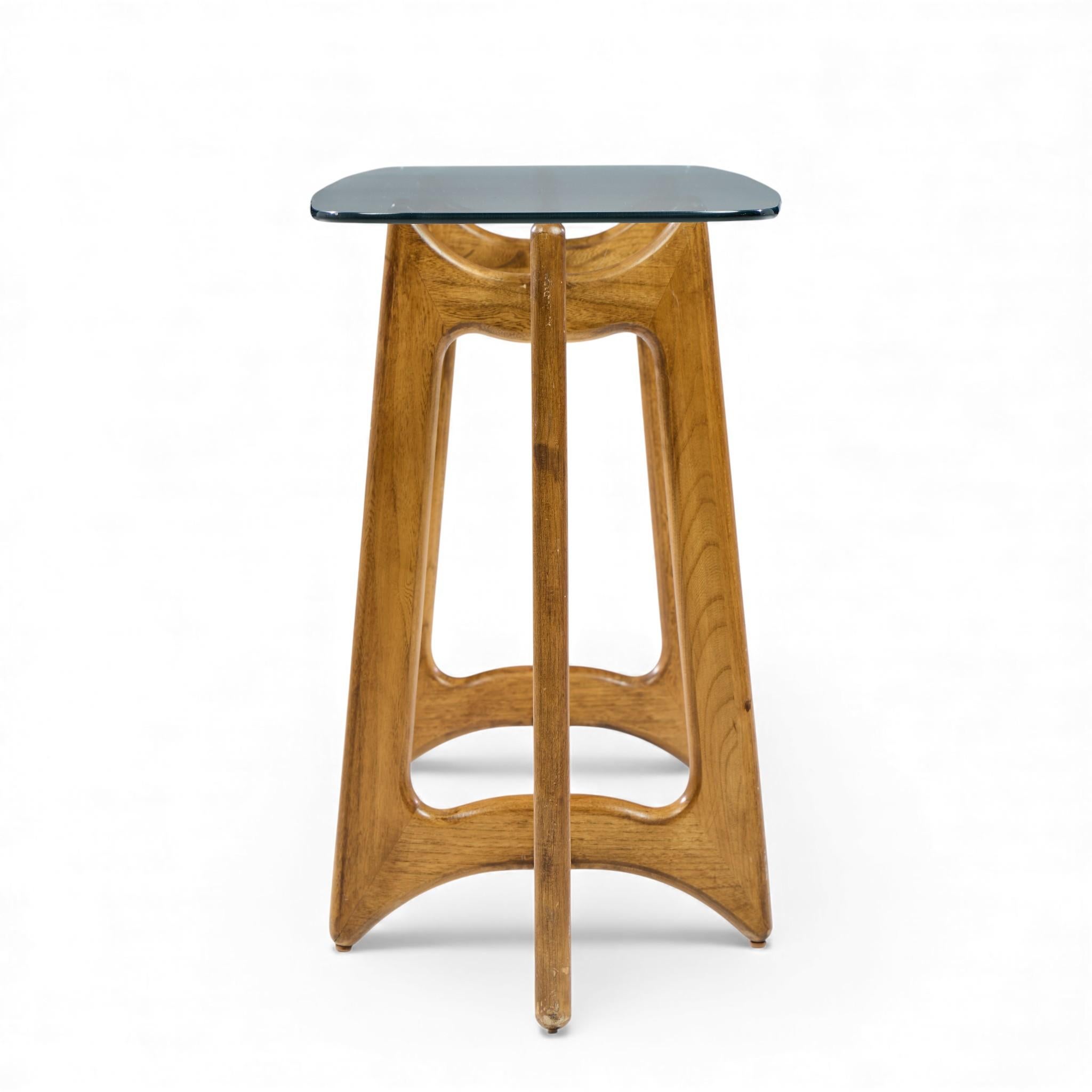 Adrian Pearsall for Craft Associates Mid Century Sculptural Walnut Console Table In Good Condition For Sale In Franklin Park, IL