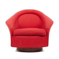 Adrian Pearsall per Craft Associates Sedia girevole di metà secolo