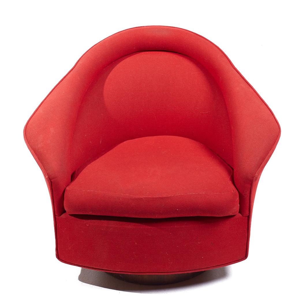Adrian Pearsall für Craft Associates Dreh-Loungesessel aus der Mitte des Jahrhunderts im Angebot 2