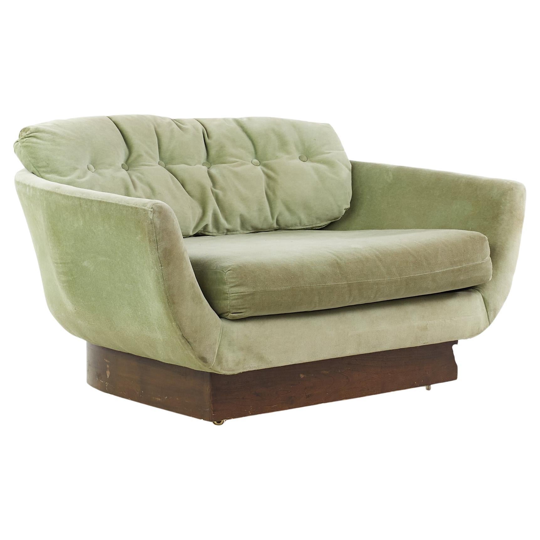 Adrian Pearsall for Craft Associates Mid Century Tub Swivel Chair ...
