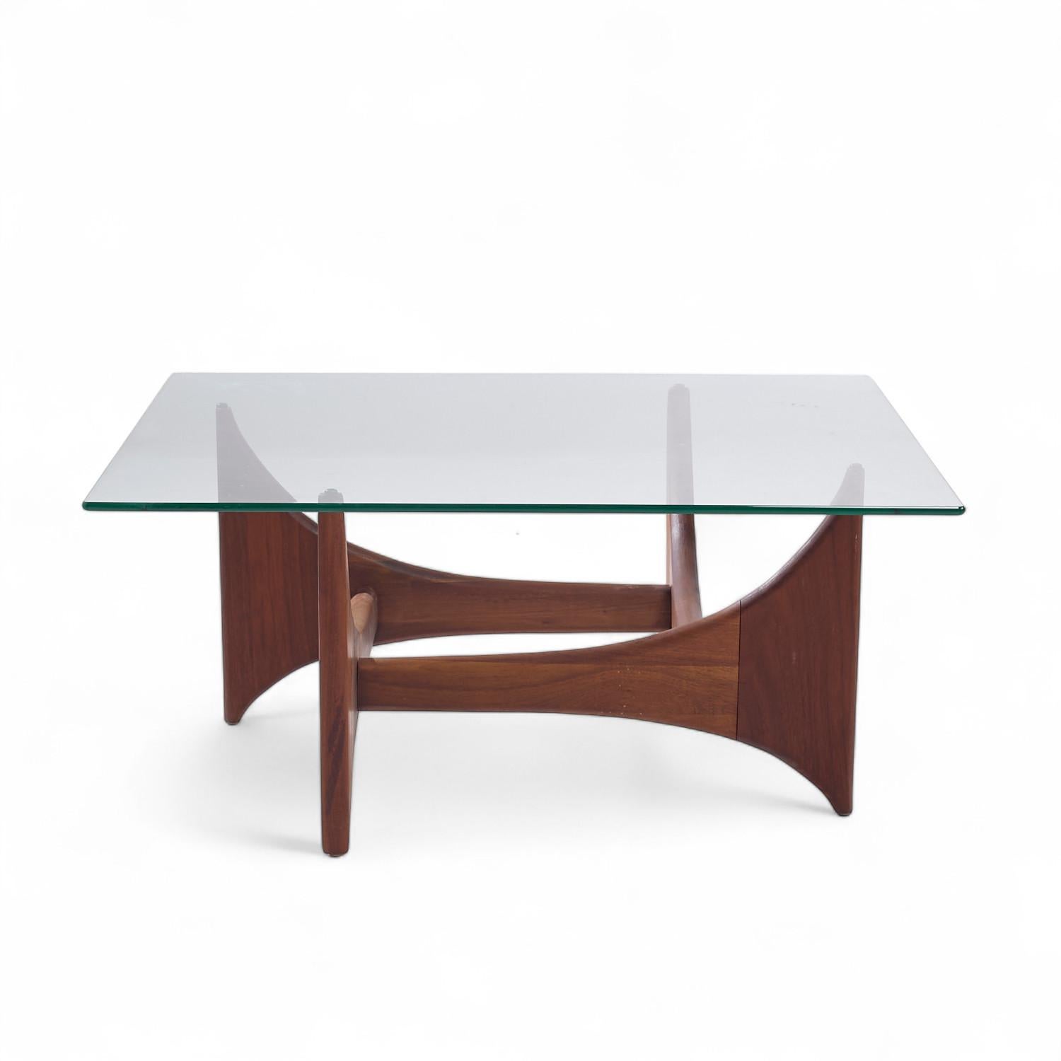 Adrian Pearsall for Craft Associates Mid Century Walnut Coffee Table

This coffee table measures: 36 wide x 36 deep x 16 inches high

All pieces of furniture can be had in what we call restored vintage condition. That means the piece is restored