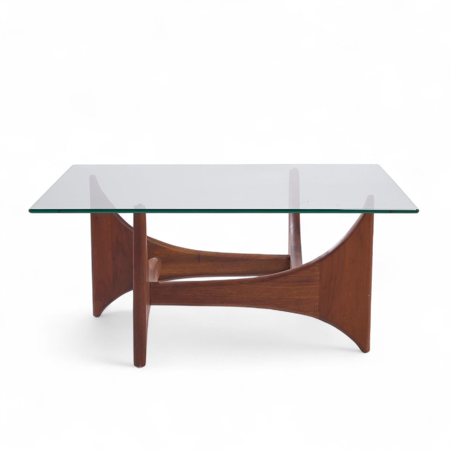 American Adrian Pearsall for Craft Associates Mid Century Walnut Coffee Table For Sale