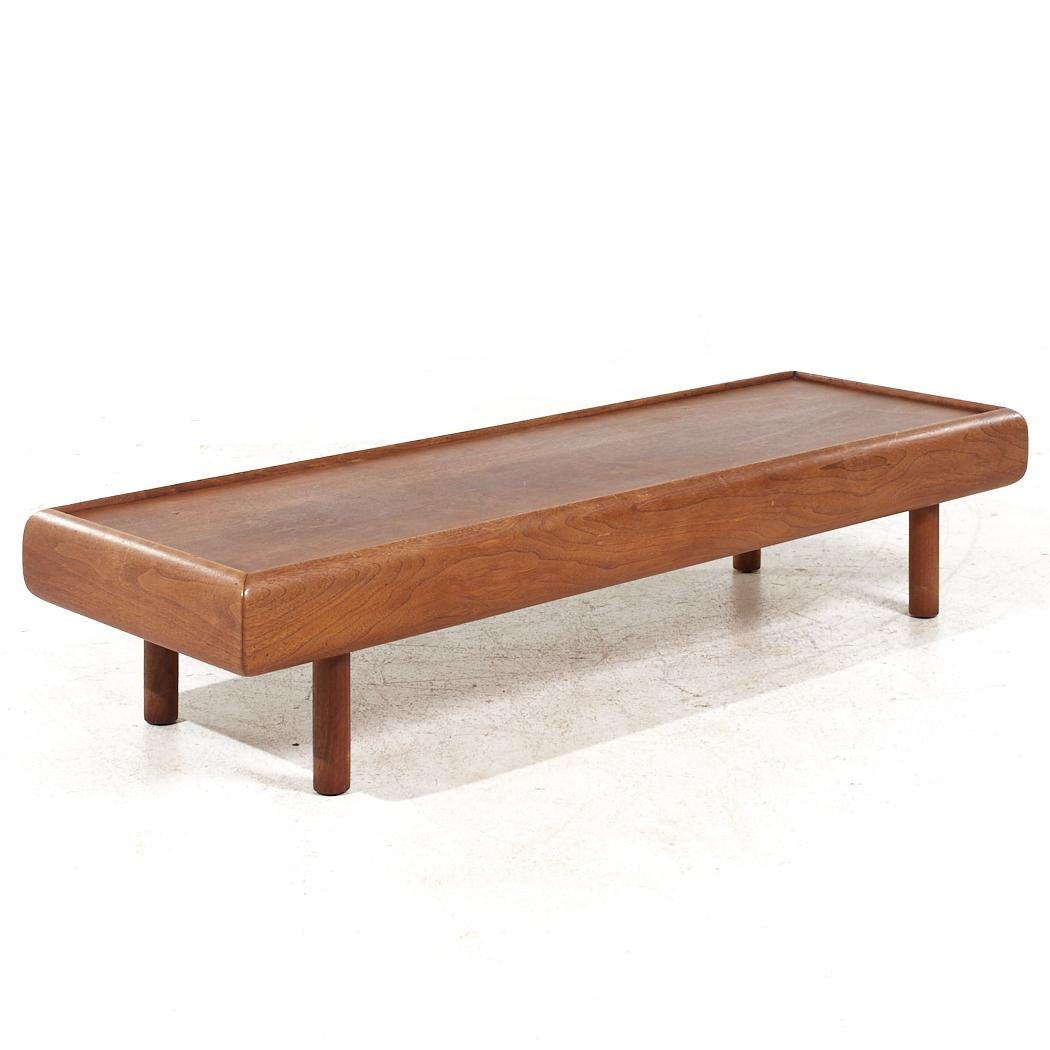 Late 20th Century Adrian Pearsall for Craft Associates Mid Century Walnut Coffee Table