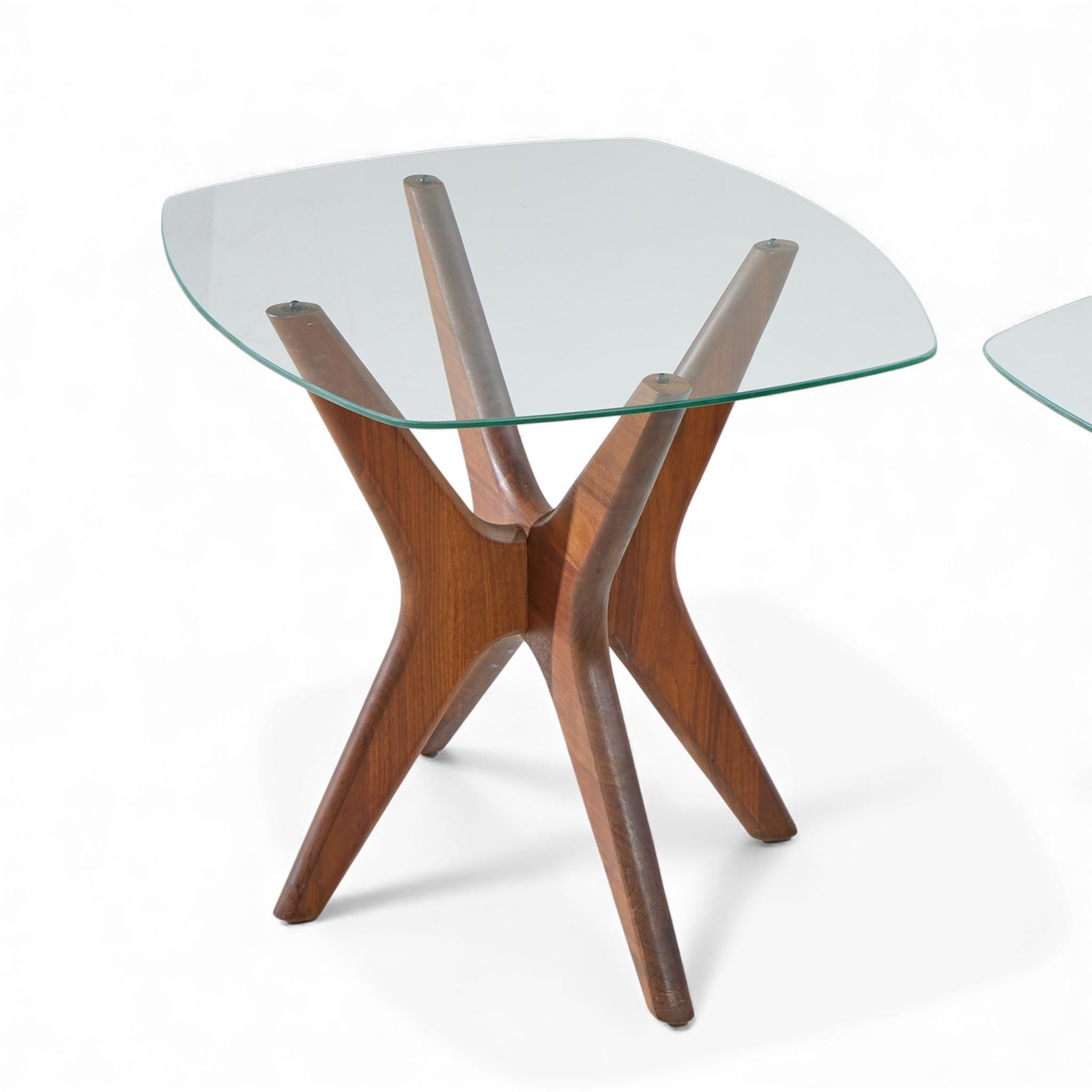 Paire de tables d'appoint Jacks du milieu du siècle dernier Adrian Pearsall pour Craft Associates en vente 3