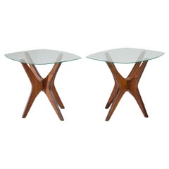 Paire de tables d'appoint Jacks du milieu du siècle dernier Adrian Pearsall pour Craft Associates