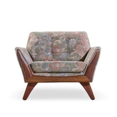 Adrian Pearsall for Craft Associates Mid Century Walnut Lounge Chair