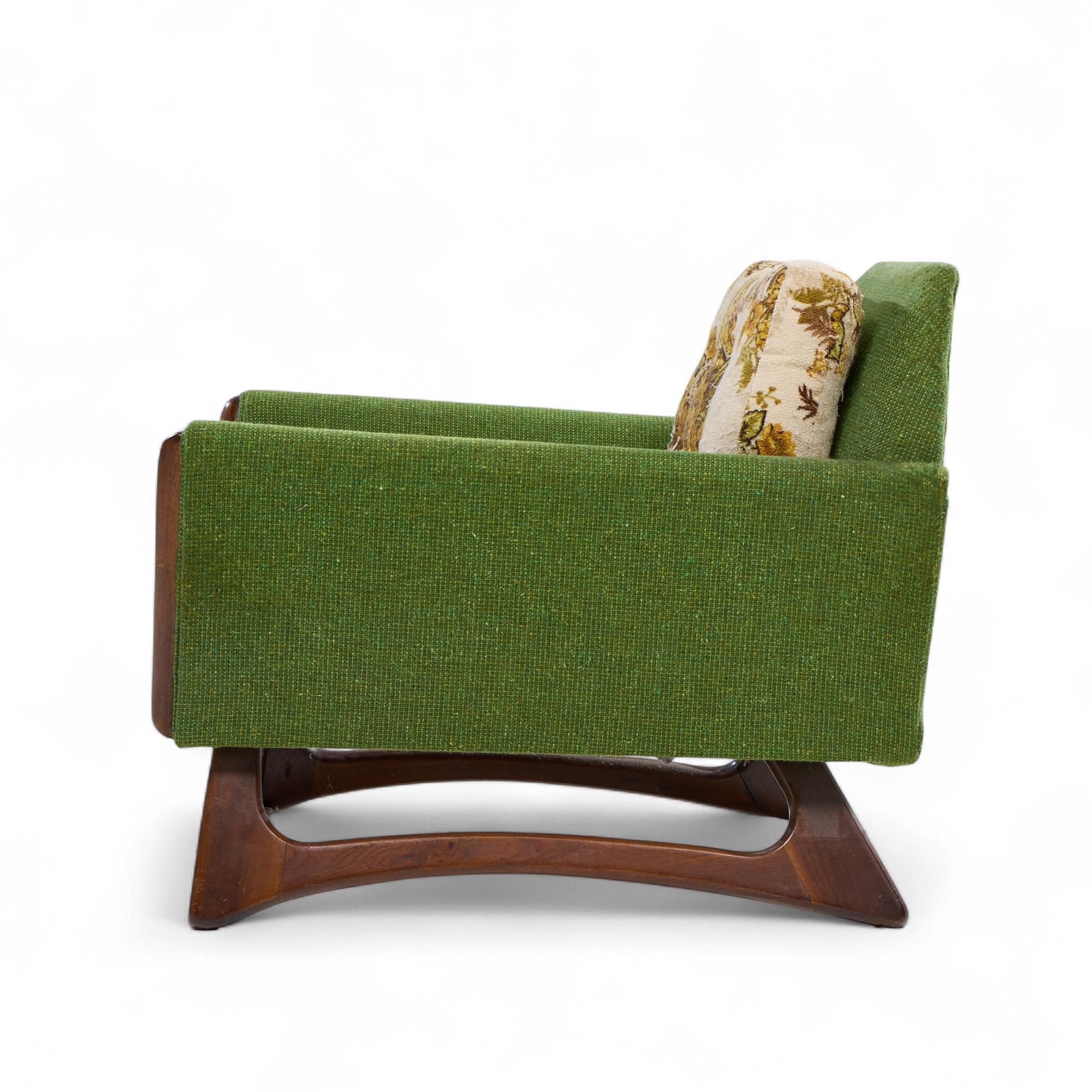 Adrian Pearsall for Craft Associates Mid Century Walnut Lounge Chair (amerikanisch) im Angebot