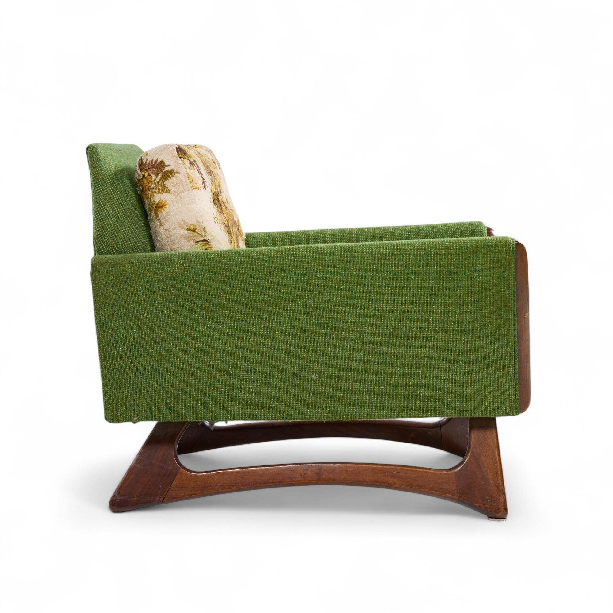 Adrian Pearsall for Craft Associates Mid Century Walnut Lounge Chair im Angebot 1