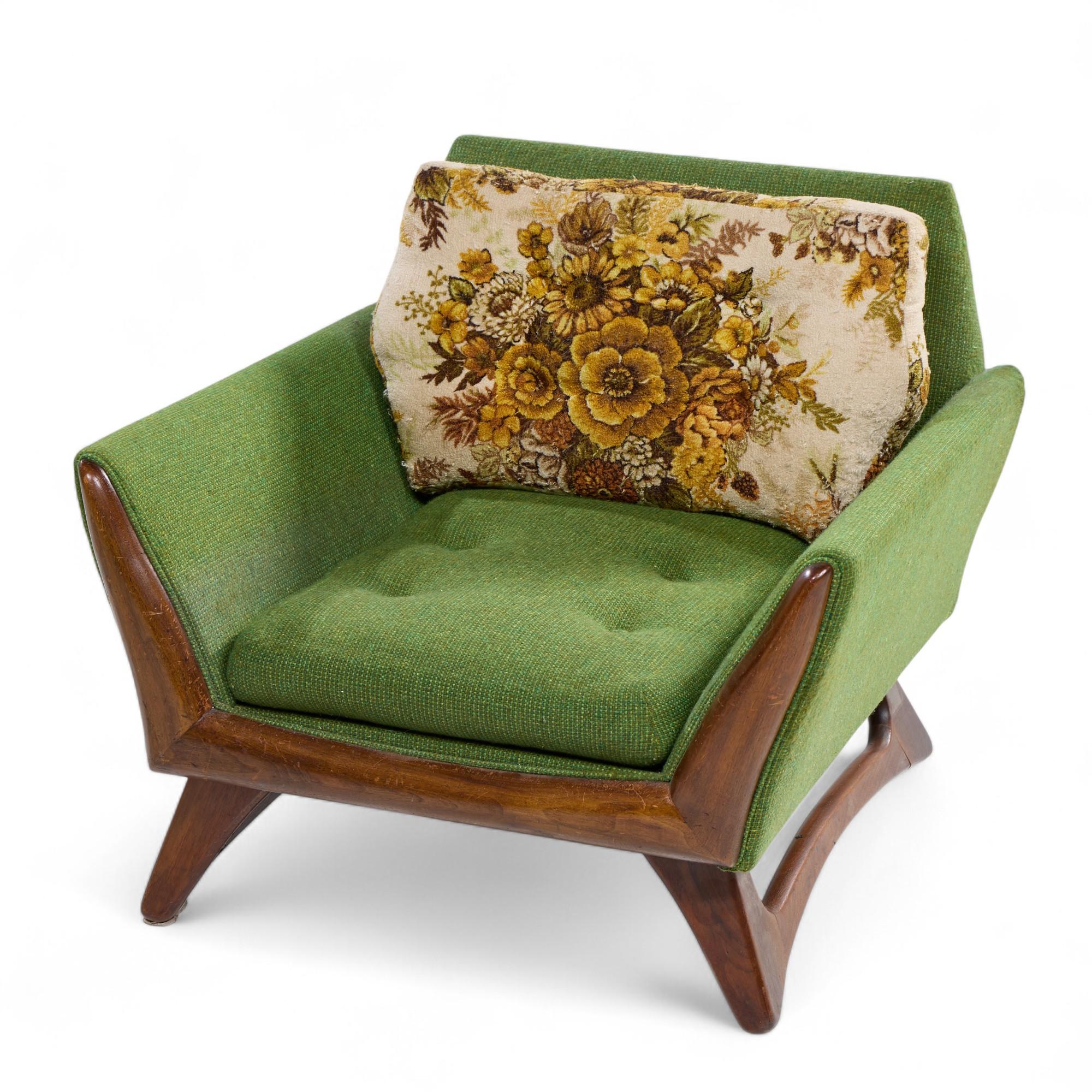 Adrian Pearsall for Craft Associates Mid Century Walnut Lounge Chair im Angebot 2