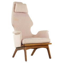 Adrian Pearsall for Craft Associates Midcentury Walnut Lounge Chair