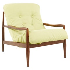 Adrian Pearsall for Craft Associates Mid Century Walnut Scoop Lounge Chair