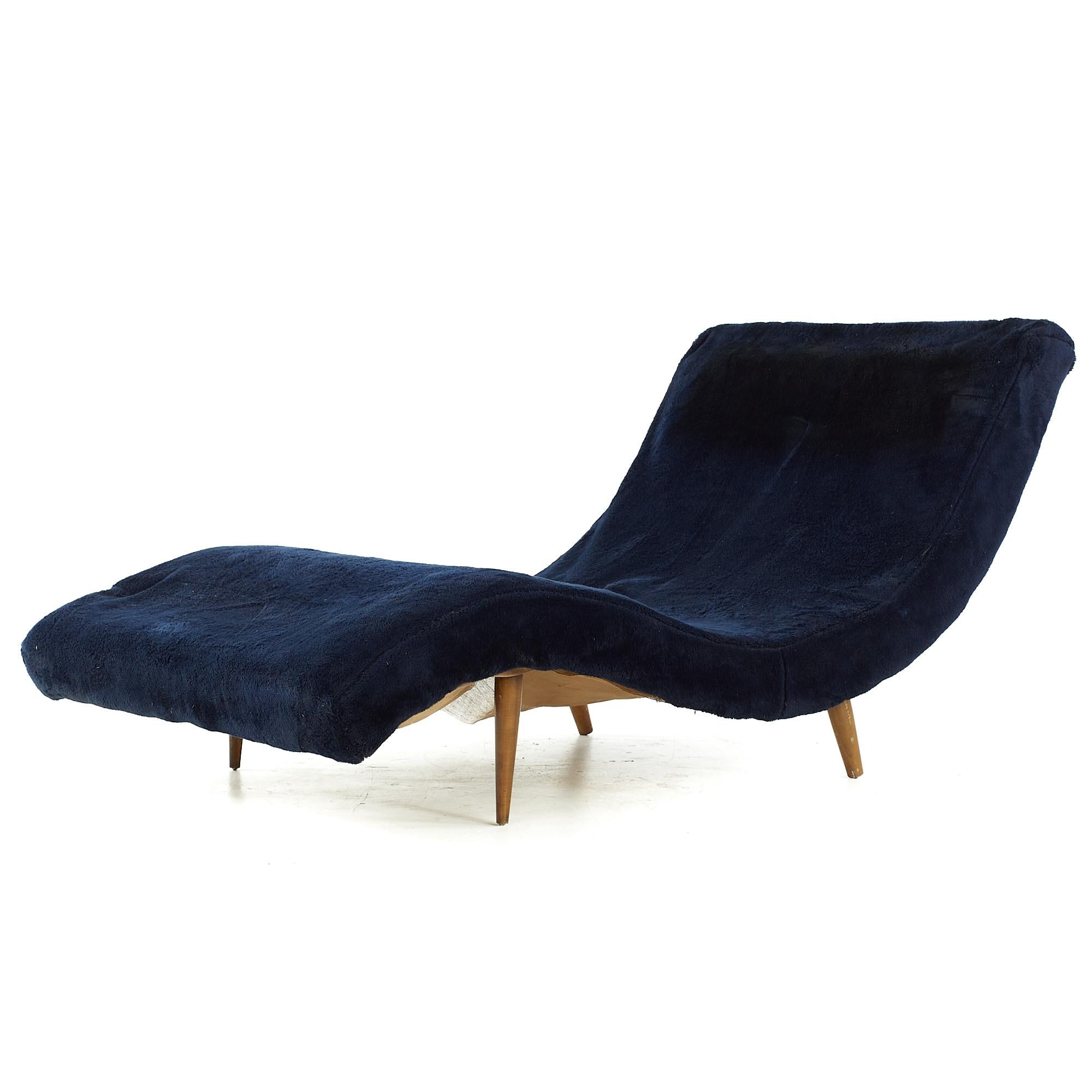 Mid-Century Modern Chaise Wave de Adrian Pearsall pour Craft Associates, milieu du siècle dernier en vente