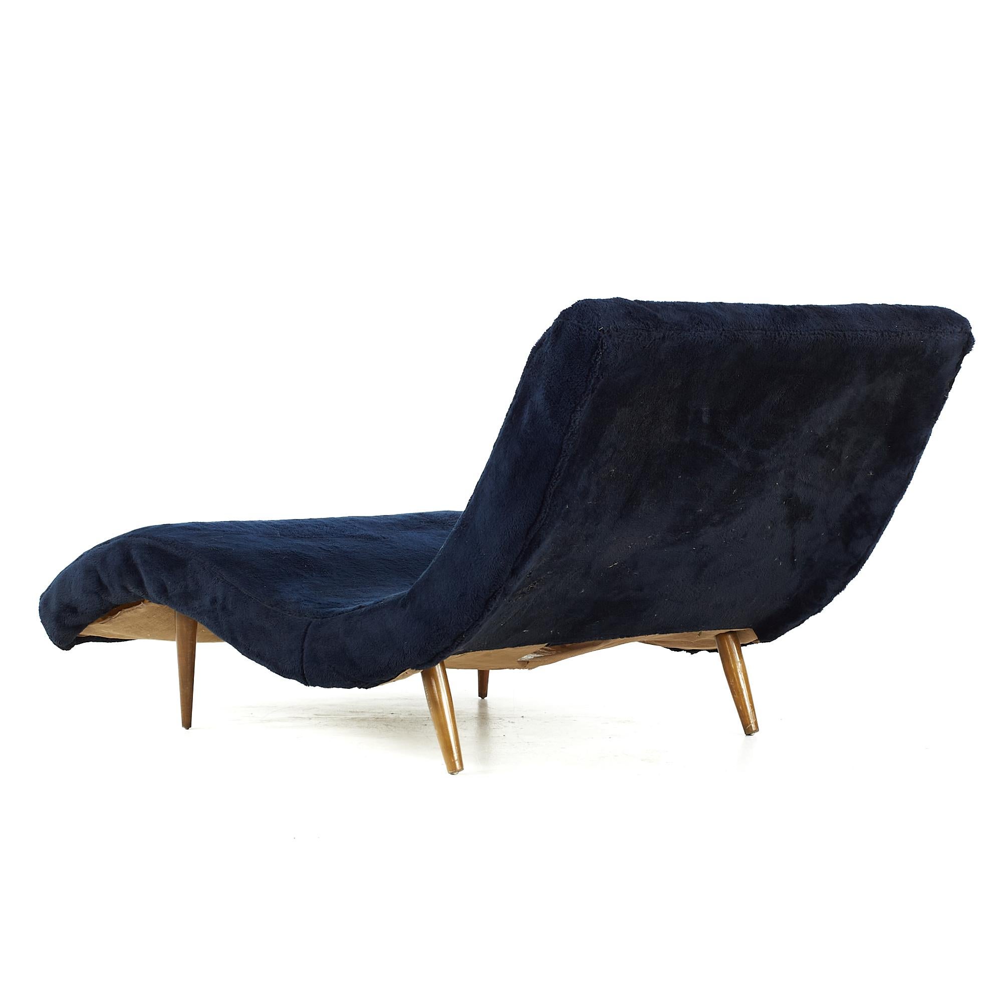 Fin du 20e siècle Chaise Wave de Adrian Pearsall pour Craft Associates, milieu du siècle dernier en vente
