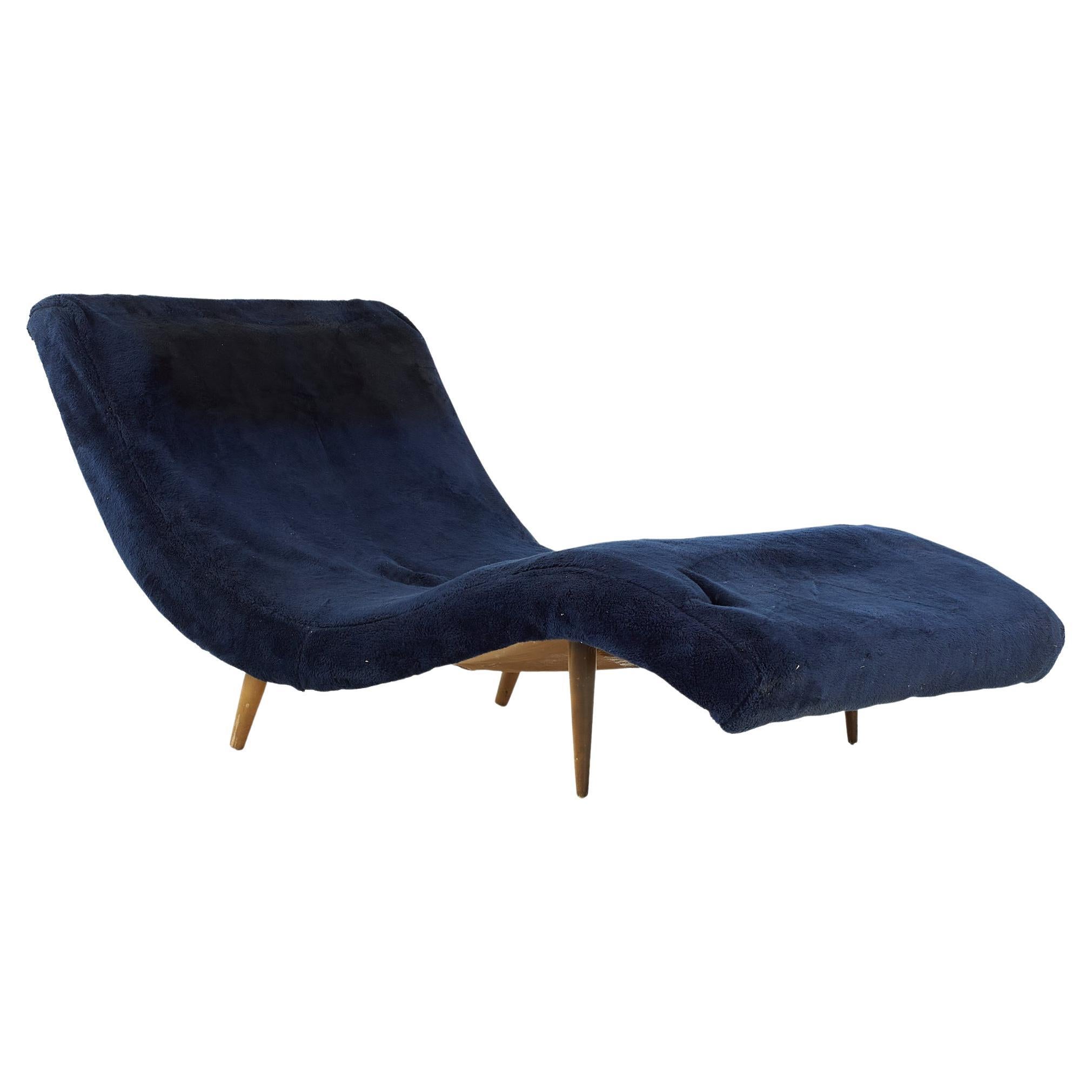 Adrian Pearsall for Craft Associates Midcentury Wave Chaise
