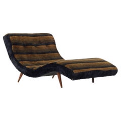 Adrian Pearsall for Craft Associates Mid-Century Wave Chaise Lounge Chair