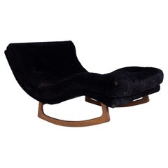 Adrian Pearsall pour Craft Associates Chaise berçante Mid Century Wave