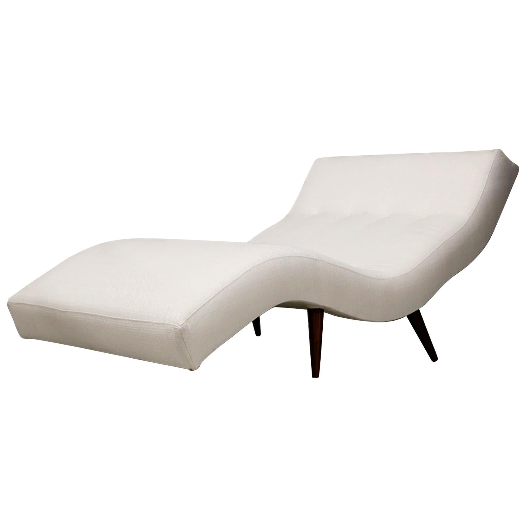 Adrian Pearsall for Craft Associates Mid-Century Modern Wave Chaise Lounge Chair