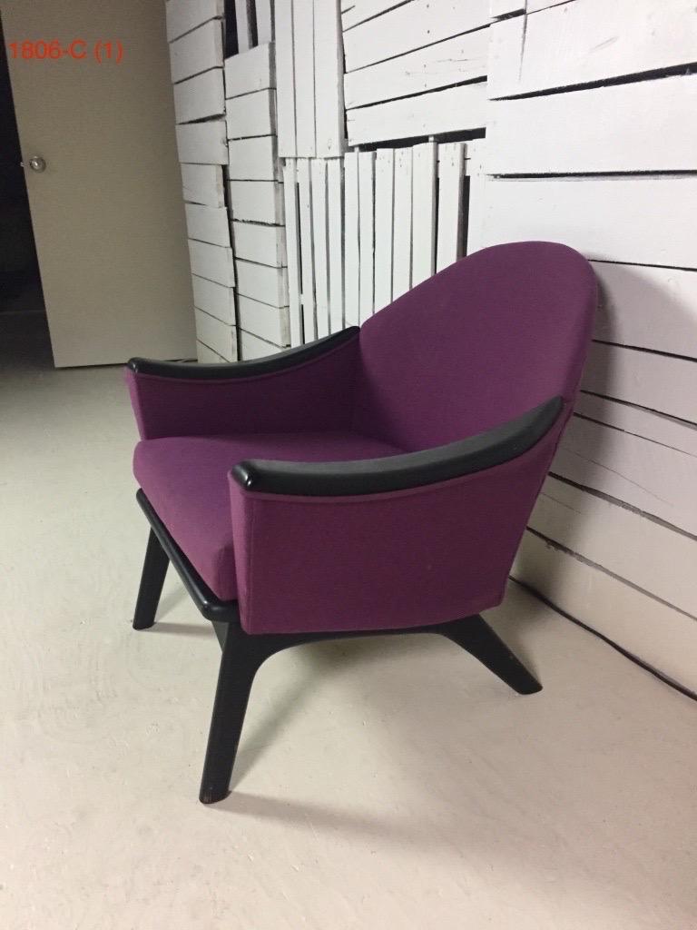 Adrian Pearsall für Craft Associates, Modell #1806-C, Loungesessel aus der Mitte des Jahrhunderts (Mitte des 20. Jahrhunderts) im Angebot