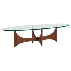 Adrian Pearsall für Craft Associates, Couchtisch aus geöltem Nussbaumholz, 1965