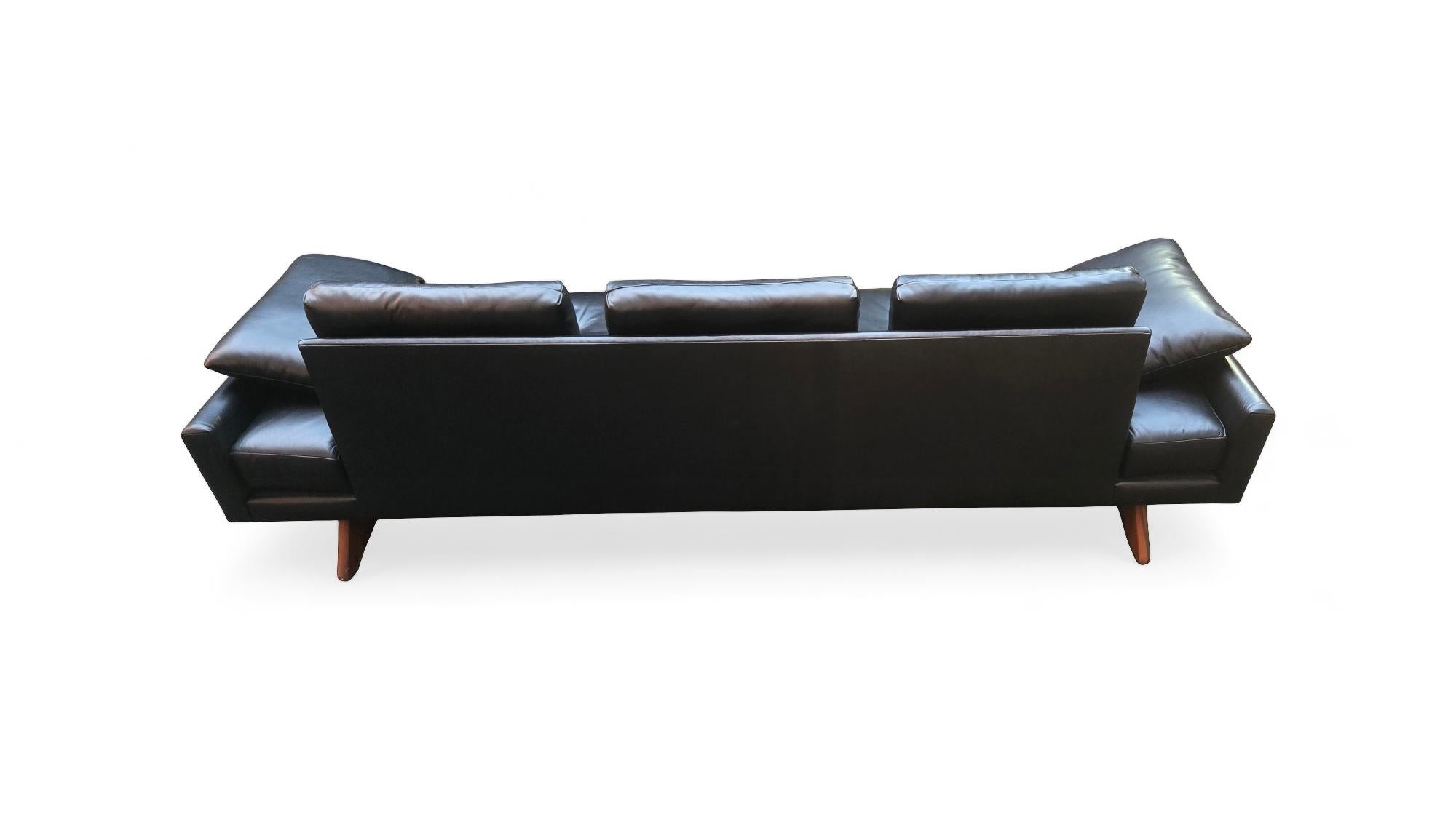 Adrian Pearsall for Craft Associates Sculpted Gondola Sofa For Sale 7