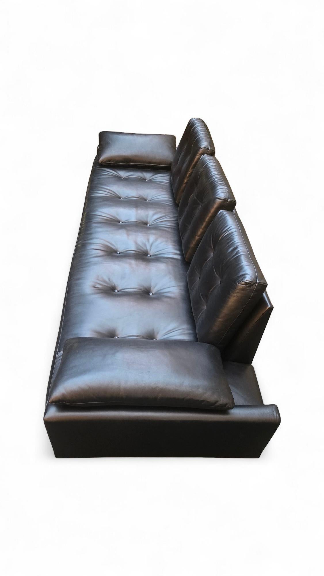 20th Century Adrian Pearsall for Craft Associates Sculpted Gondola Sofa For Sale